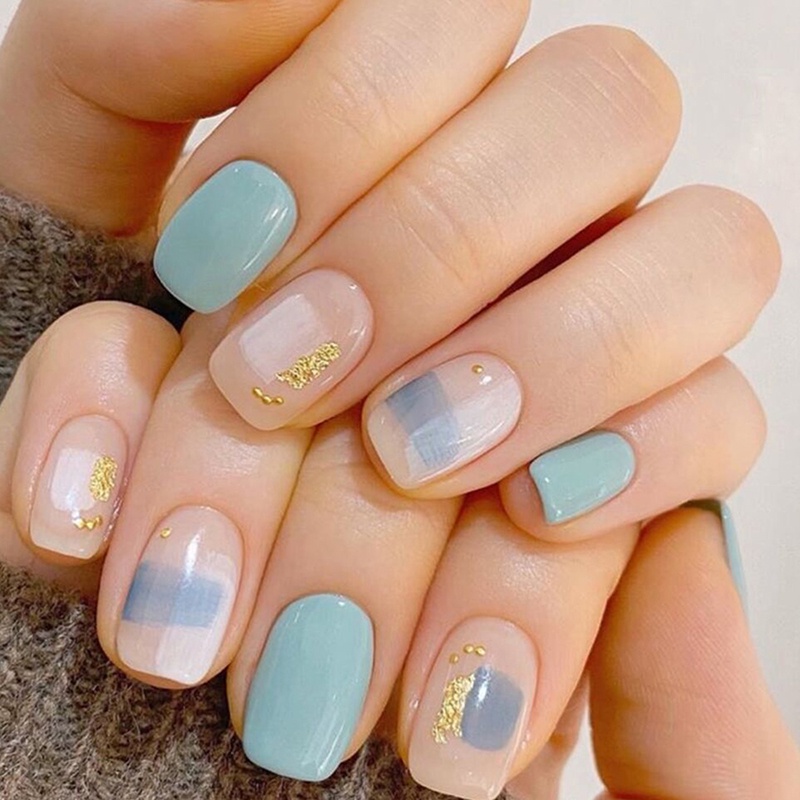 Nhãn Dán Trang Trí Móng Tay Họa Tiết Hoa Cúc 24 Kiểu Chống Nước Dạng Lột timetunnel