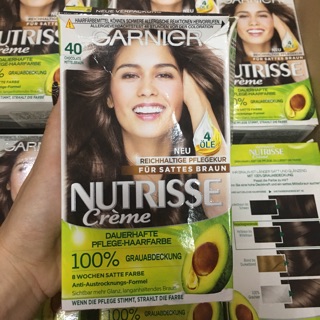 Thuốc Nhuộm Tóc Của Đức - Garnier 40 Màu Nâu đen Socola