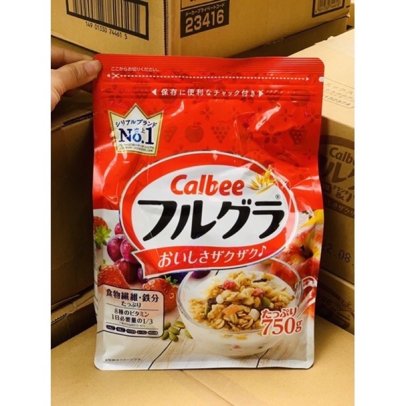 Ngũ cốc trái cây Nhật Bản Calbee 750gr