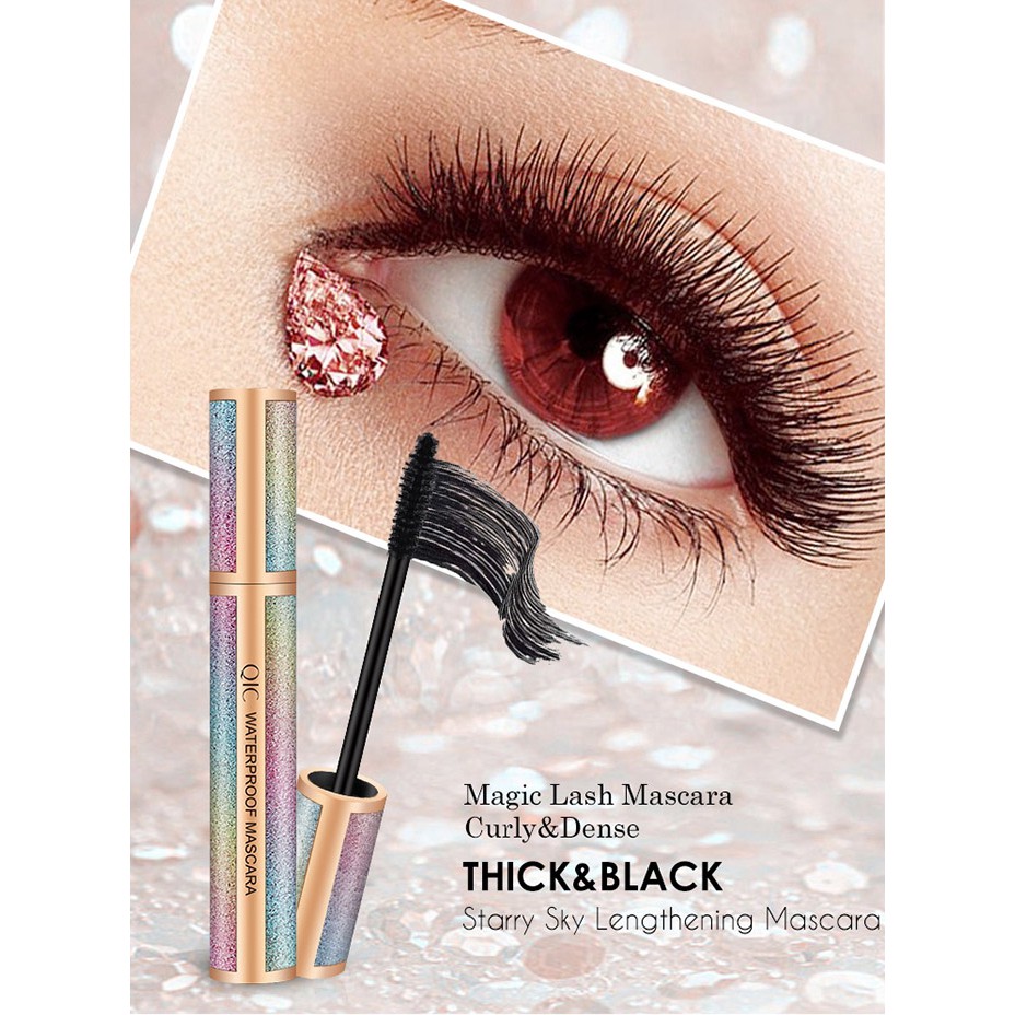 Mascara Beautiful Eyelashes Chuốt Mi Dài Cong, Lâu Trôi Chống Thấm Nước, Đầu Cọ Góc Rộng 8g MS6003