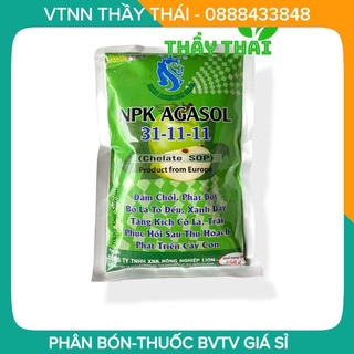 [FREESHIP-GIÁ GỐC] Phân bón NPK 31-11-11 AGASOL cây đâm chồi -mập chồi-Phát triển bộ lá to đều-xanh dày lá- kích ra hoa