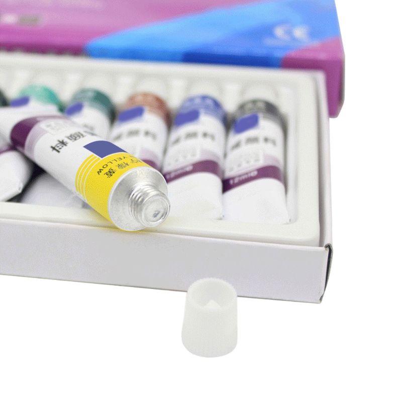 Bộ 12 / 18 / 24 Màu Vẽ Acrylic 12ml Cho Bé