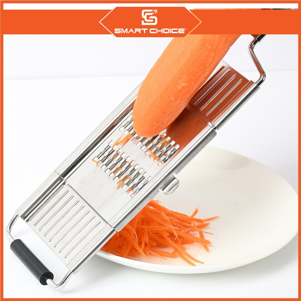 Dụng Cụ Bào Nạo Rau Củ Quả SMARTCHOICE 4 Lưỡi Đa Năng Inox 304 cao cấp - Hàng loại 1 SCG-PK014