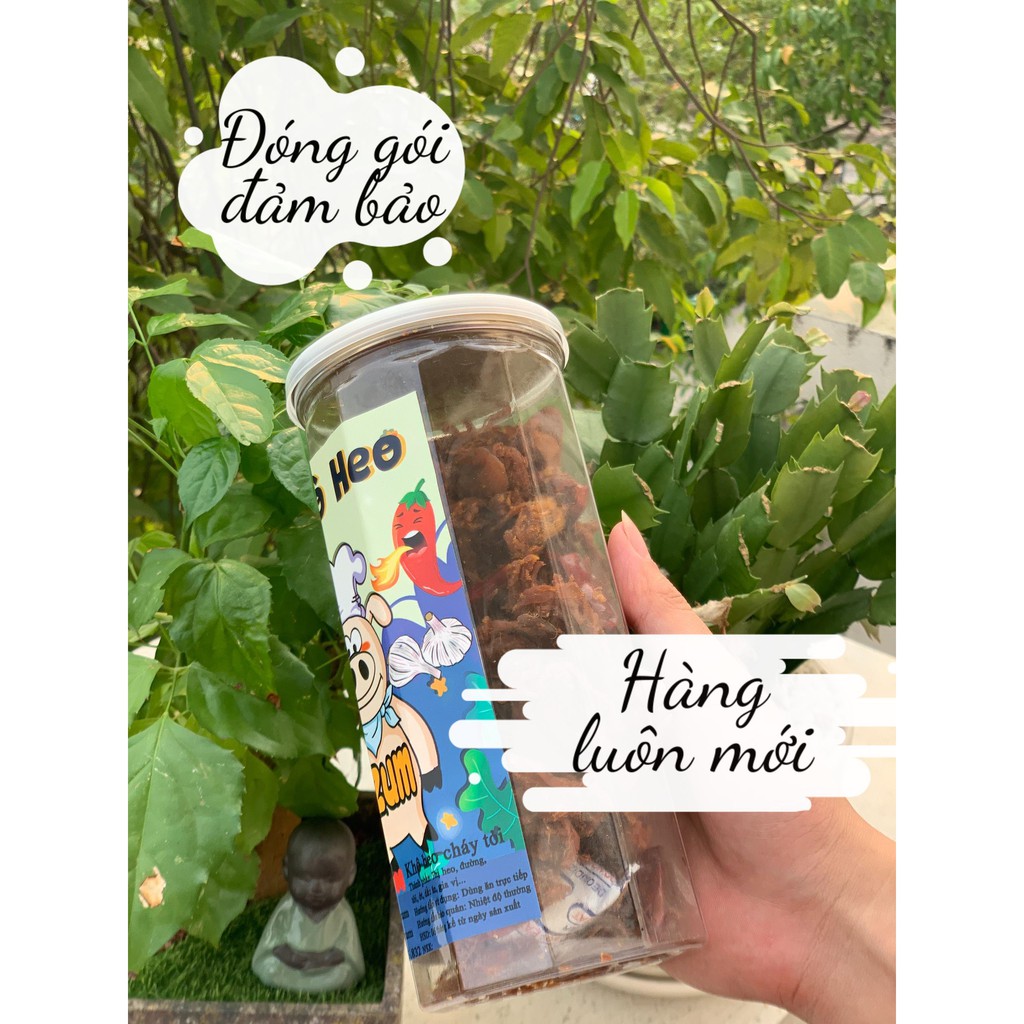 Món ngon Khô heo cháy tỏi 300g ZiZum, đồ ăn vặt Hà Nội, hũ pet siêu đẹp, đặc sản không béo, mới nhất và lạ mệng