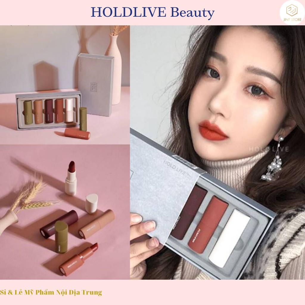 Set son thỏi 5 cây HOLD LIVE MOUSSE VELVET LIPSTICK | BigBuy360 - bigbuy360.vn