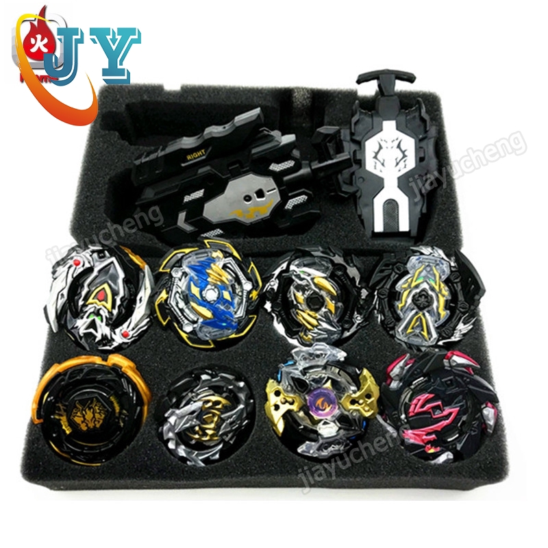 Bộ đồ chơi con quay vô cực Beyblade kim loại 4D kèm bệ phóng ngộ nghĩnh