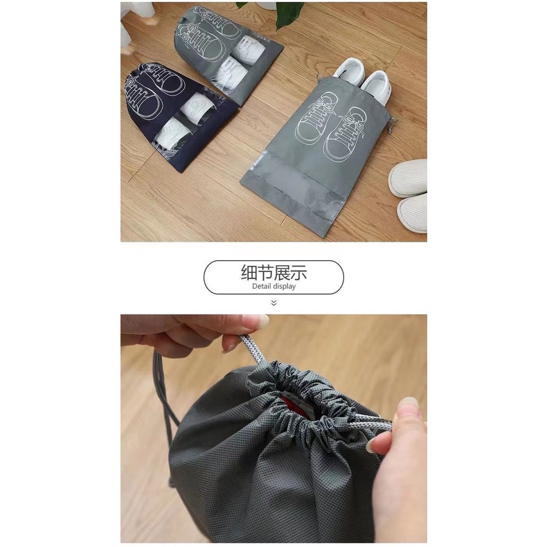 Túi Đựng Giày Dép Vải Dù Dây Rút Du Lịch - Túi Vải Đa Năng DUASHOP