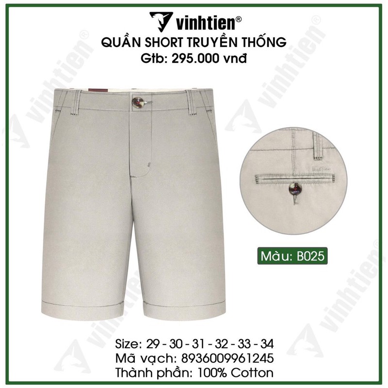 Quần short vĩnh tiến