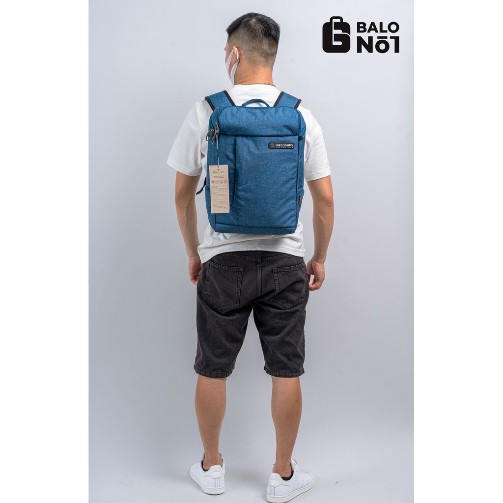 Balo Laptop Cao Cấp Simple Carry K7 Blue/Navy