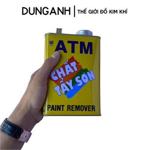 Chất tẩy sơn Kim Khí Dung Anh, chất tẩy sơn ATM 875ml, dung dịch tẩy sơn trên mọi chất liệu