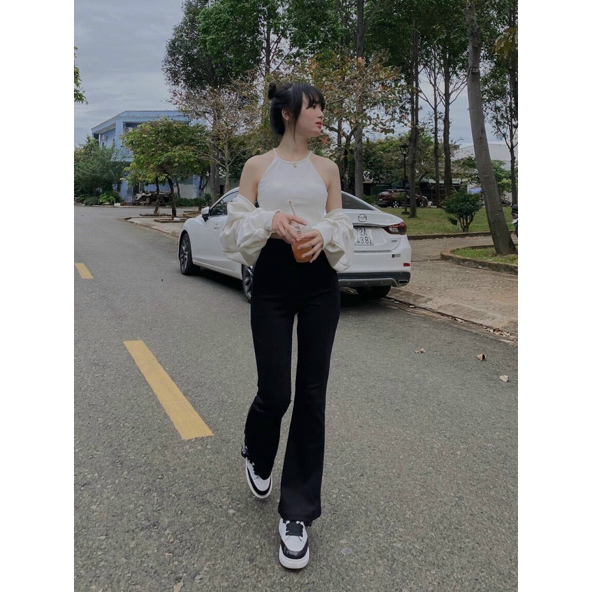 QUẦN ỐNG LOE THUN UMI