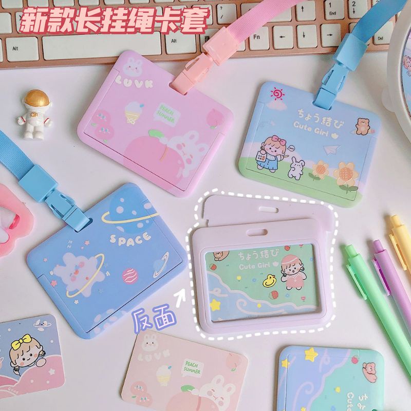 Dây Đeo Thẻ Học Sinh , Bảng Tên Ngang Cute Dành Cho Sinh Viên Nhiều Mẫu Hoạt Hình Họa Tiết Dễ Thương SEE YOU SHOP