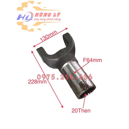 Đầu cái EQ140 - 20R lắp bi thập 39*118 đầu tròn bắt phanh phụ tùng ô tô phụ tùng Hùng Lỳ