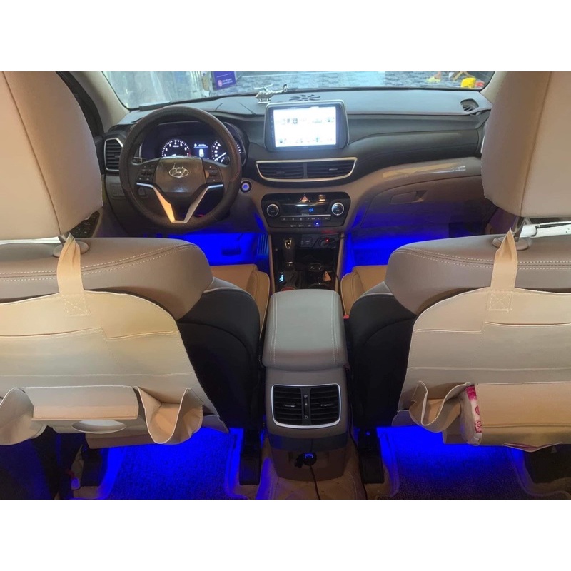 Đèn Led Gầm Ghế Ô Tô 4 Dải Mỗi Dải 48 LED,Đèn led sàn ô tô