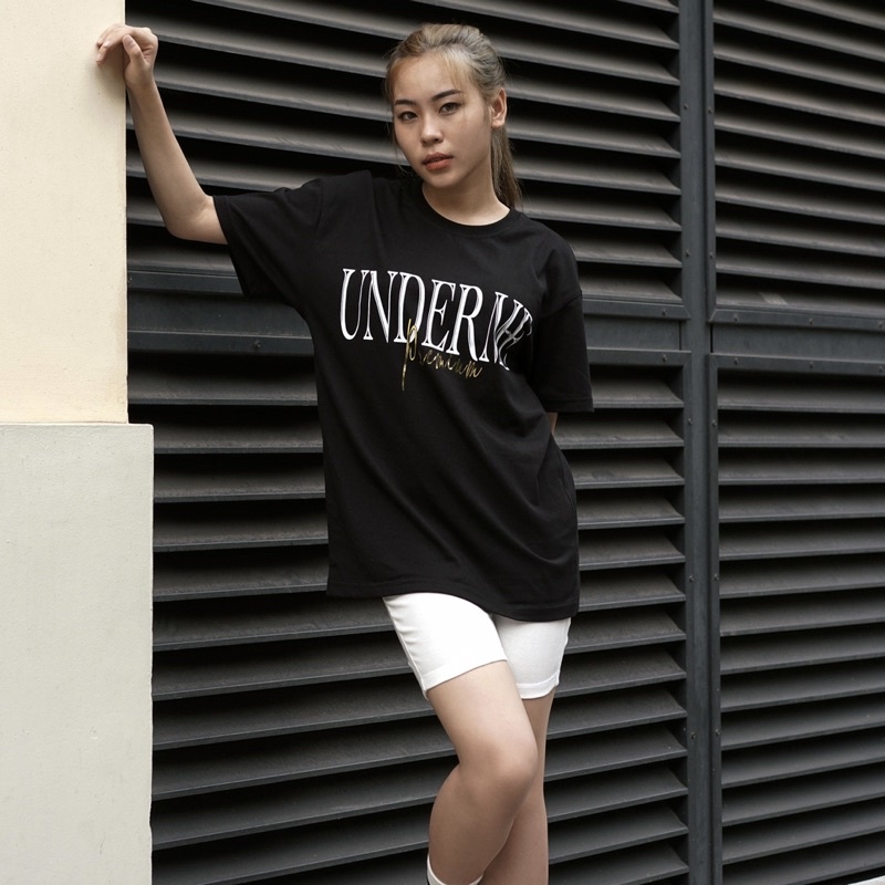 Áo thun cotton UNDERME in tráng gương - UNC001