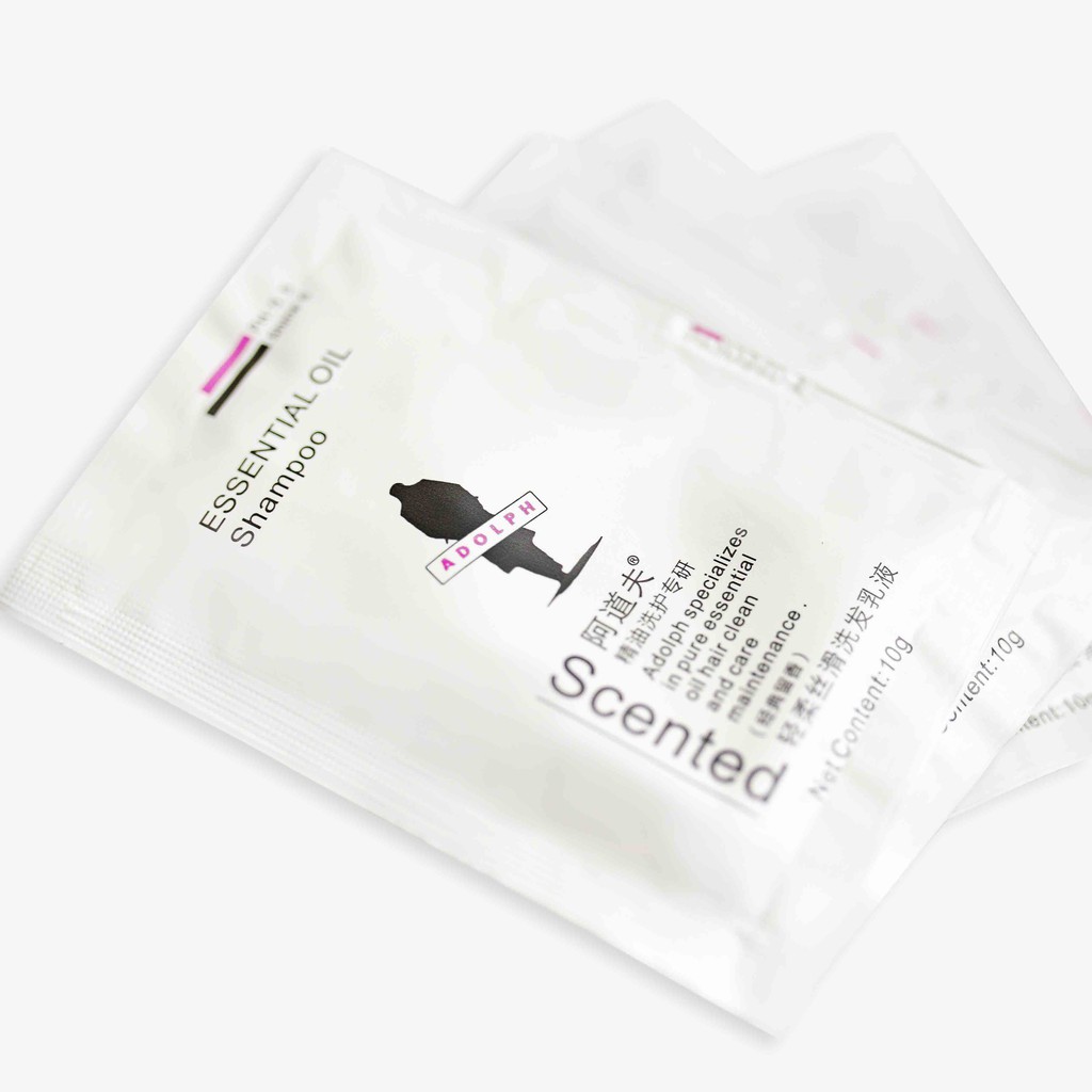 Combo 10 gói Dầu gội mềm mượt phục hồi tóc hư tổn Adolph Smooth & Silky Shampoo | BigBuy360 - bigbuy360.vn