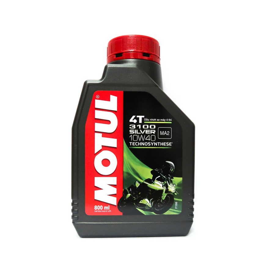 Nhớt xe số Motul 4T 3100 silver 800ml 10W40  Greennetworks