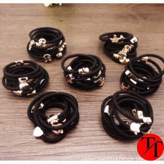 Combo 5 Dây Buộc Tóc ❤️FREESHIP❤️ Dây Chun Cột Tóc Siêu Dai Siêu Bền