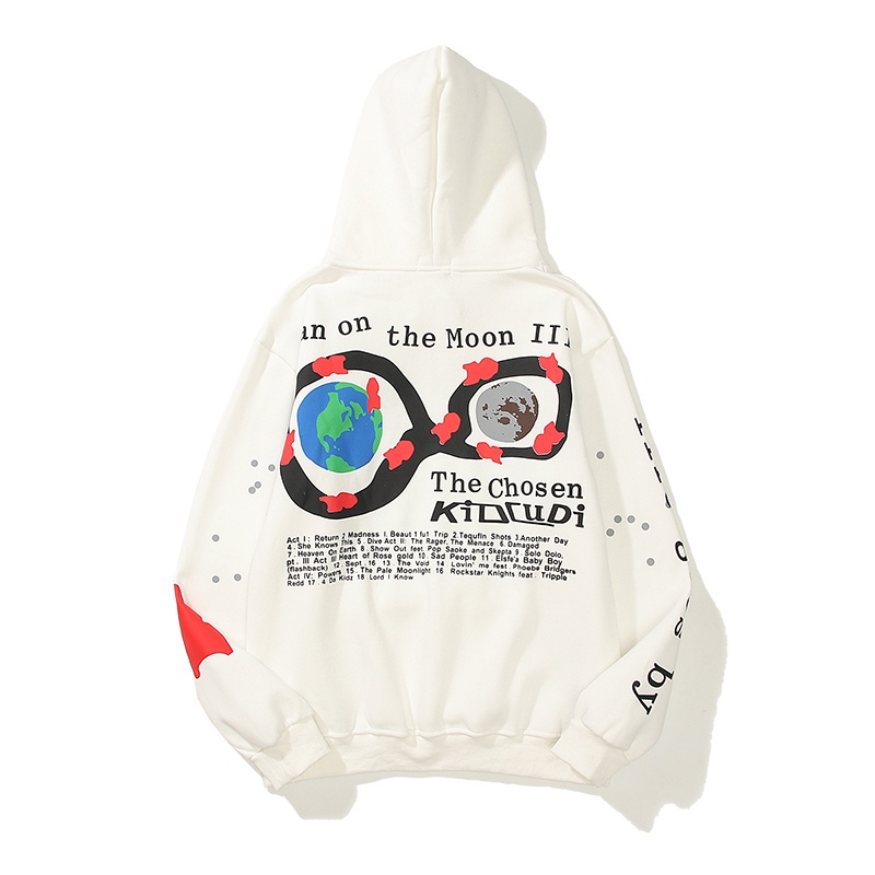 Áo hoodies có nón dài tay in hình hoạt hình