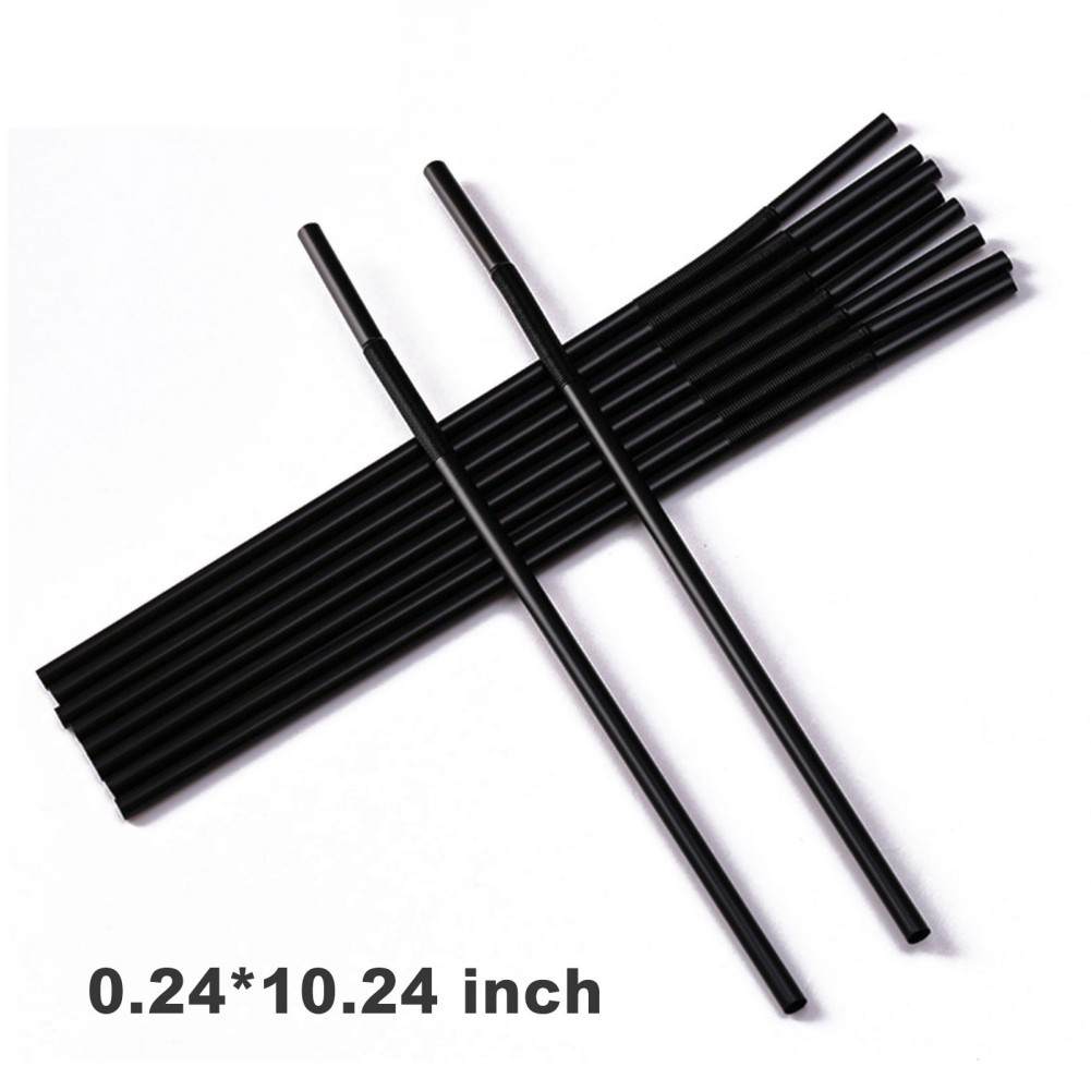 Set 100 Ống Hút Nhựa Nhiều Màu Chịu Nhiệt Tốt