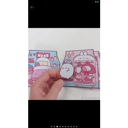 Sách đồ chơi thỏ molang !!!!!👍👍👍👍