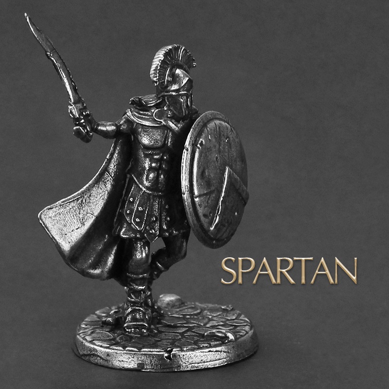 Mô Hình Đồ Chơi Chiến Binh Sparta Bằng Hợp Kim Làm Thủ Công Trang Trí Xe Hơi