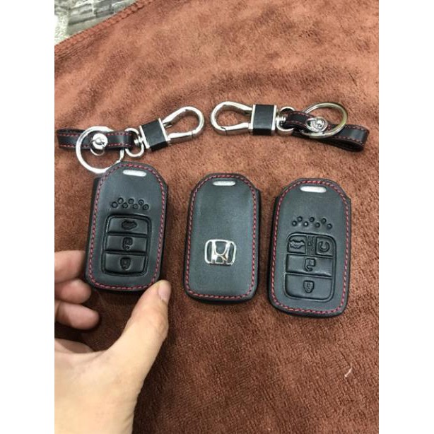 Ốp bao da chìa khoá ô tô honda civic crv city