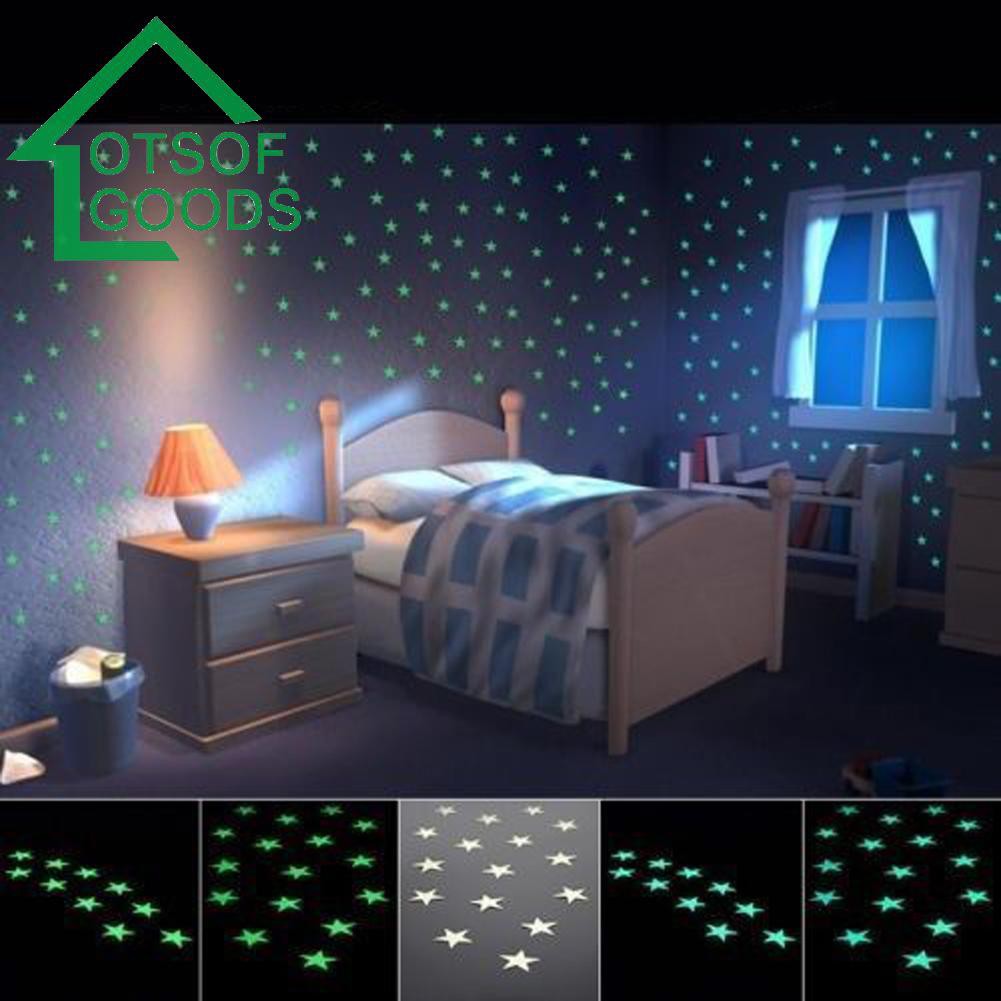 100 ngôi sao phát quang dán trang trí tường | BigBuy360 - bigbuy360.vn