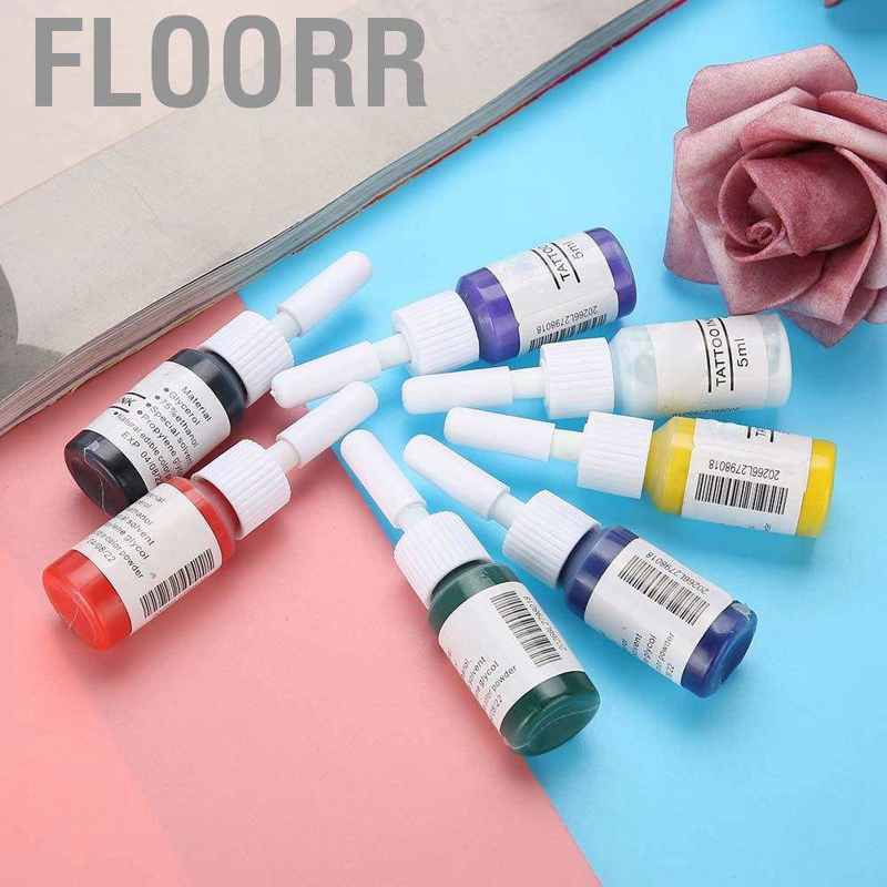 (hàng Mới Về) Set 7 Màu Mực Xăm Chuyên Nghiệp Cho Người Mới Bắt Đầu | BigBuy360 - bigbuy360.vn