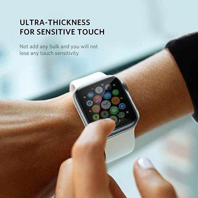 Ốp bảo vệ đồng hồ thông minh bằng TPU trong suốt dành cho Apple Watch Series 7 6 SE 5 4 45mm 41mm 40mm 44mm