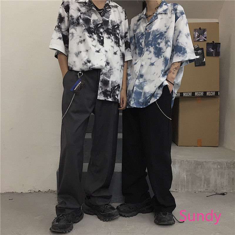 Plus size Women Summer Short Sleeve Casual Loose Student Shirt