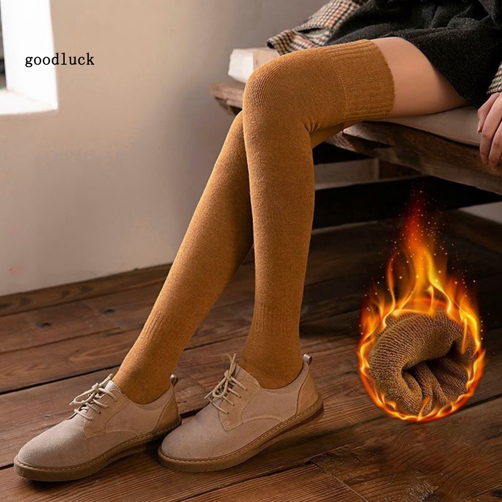 Chúc may mắn| 1 Đôi TấT DàY Qua GốI NhiềU MàU SắC