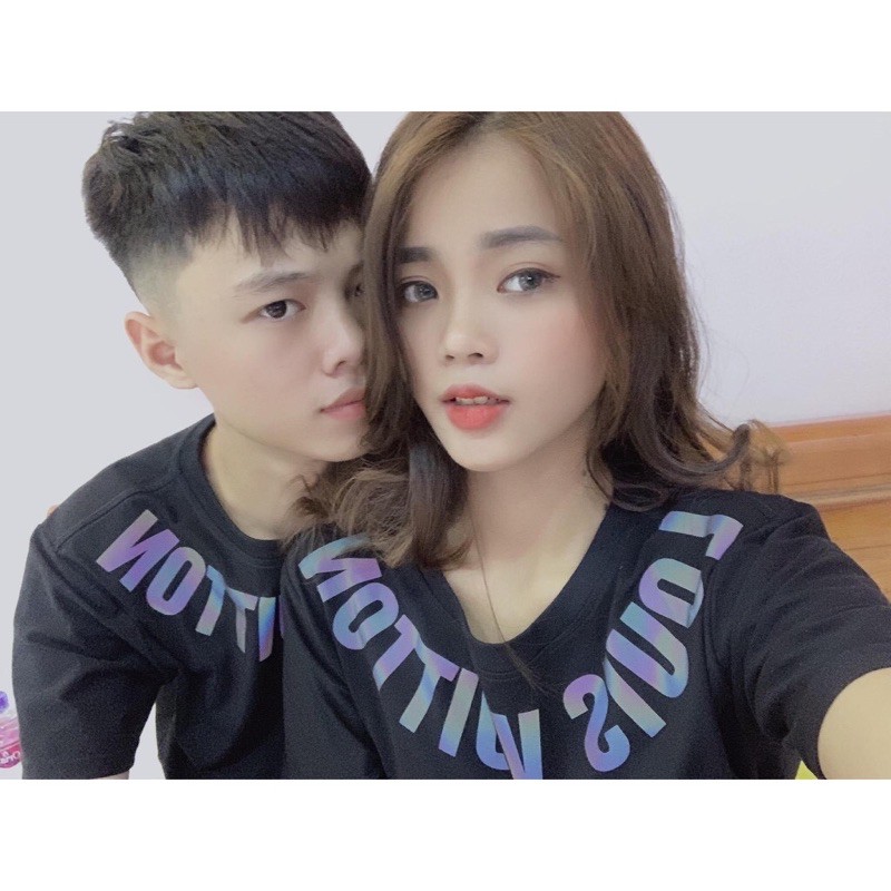 áo phản quang vòng cổ loui(luôn vui tươi) áo phông nam nữ unisex cực đẹp