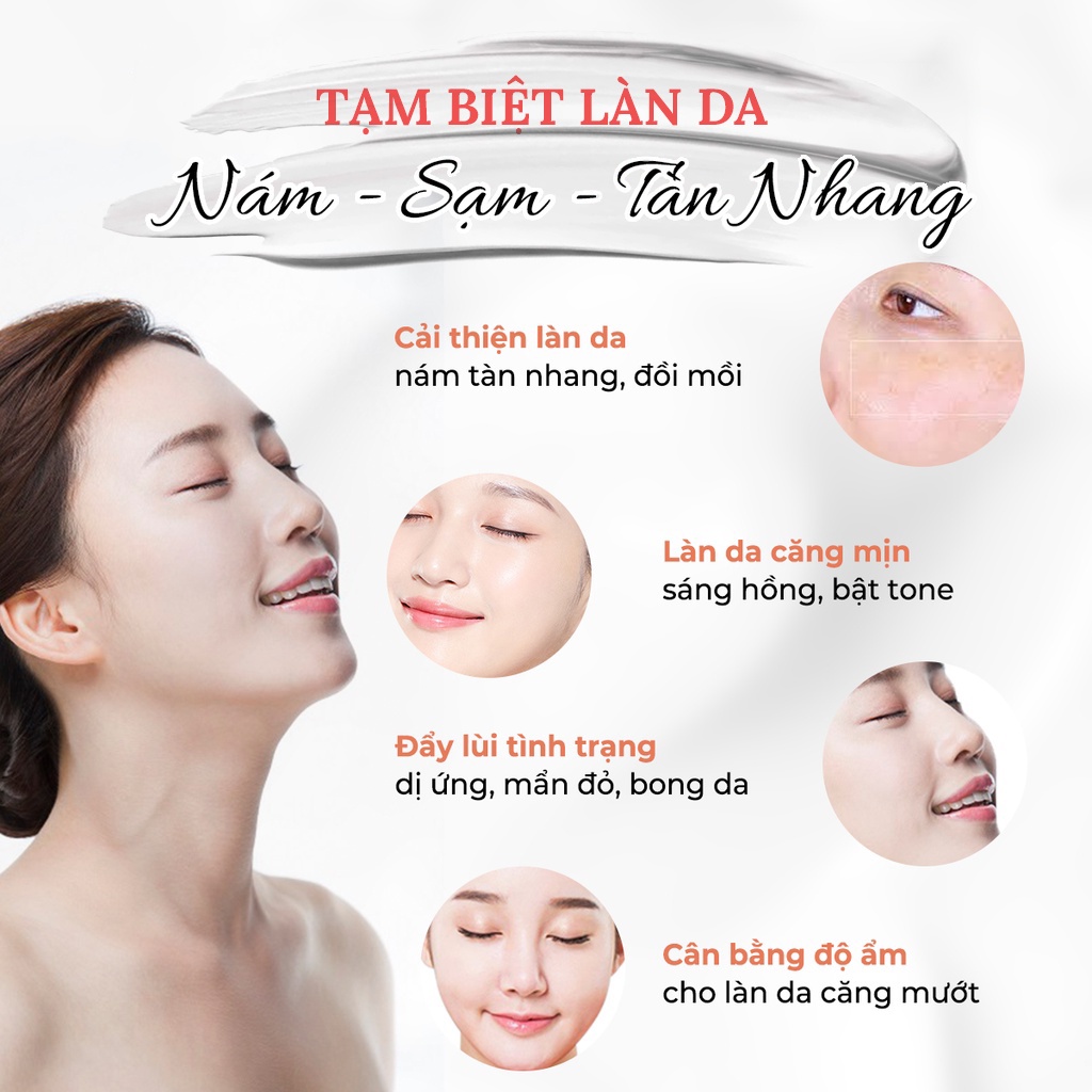 Kem nám tàn nhang BALEA Vital của đức mờ mụn thâm nốt ruồi trắng da 20ml