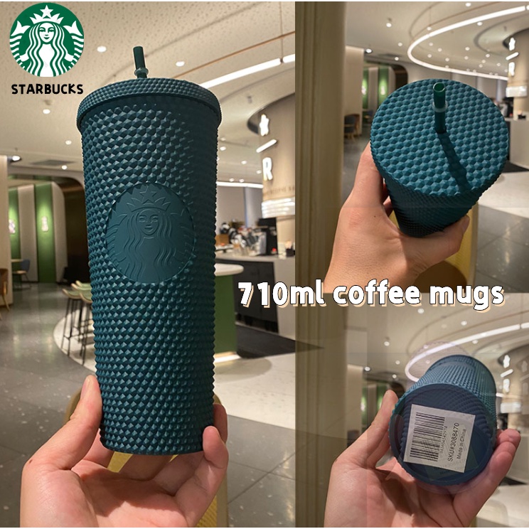 Cốc và ống hút chủ đề Starbucks 710ml/24oz