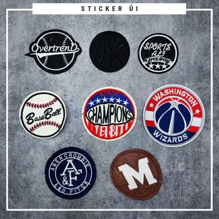 Sticker ủi quần áo cao cấp CÓ SẴN KEO ỦI,sticker dán quần áo dùng làm miếng dán vá Quần Áo,vá áo phao,trang trí quần áo