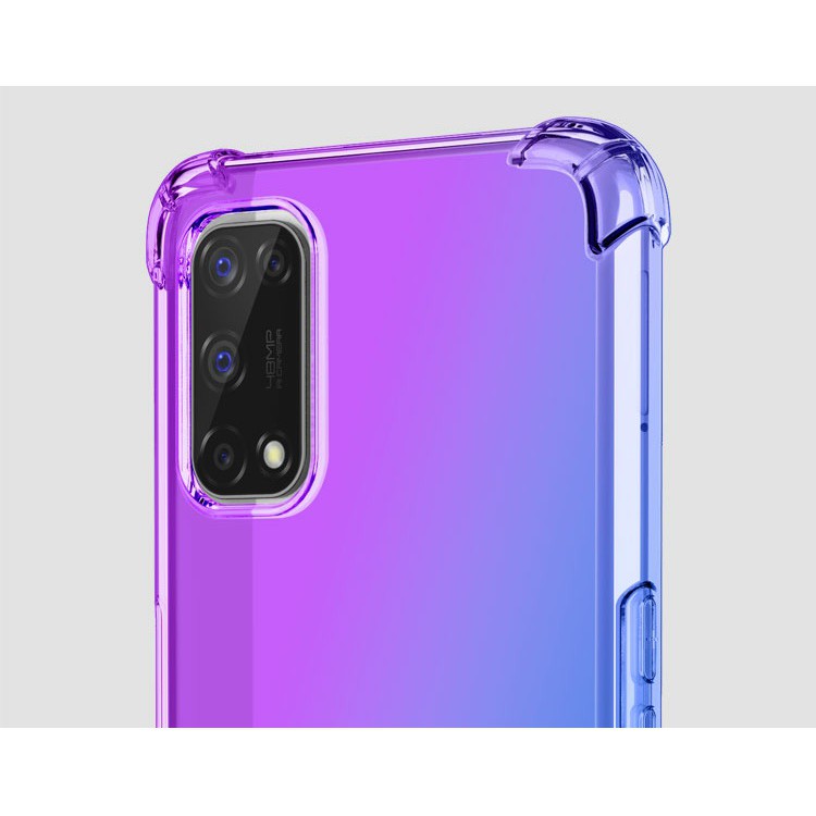 Ốp lưng Oppo Realme Q2 / Realme V5 dùng chung dẻo đa sắc lồi 4 góc