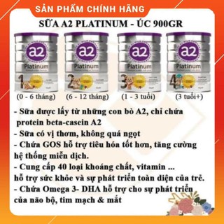 Sữa Bột a2 Platinum số 1-2-3-4