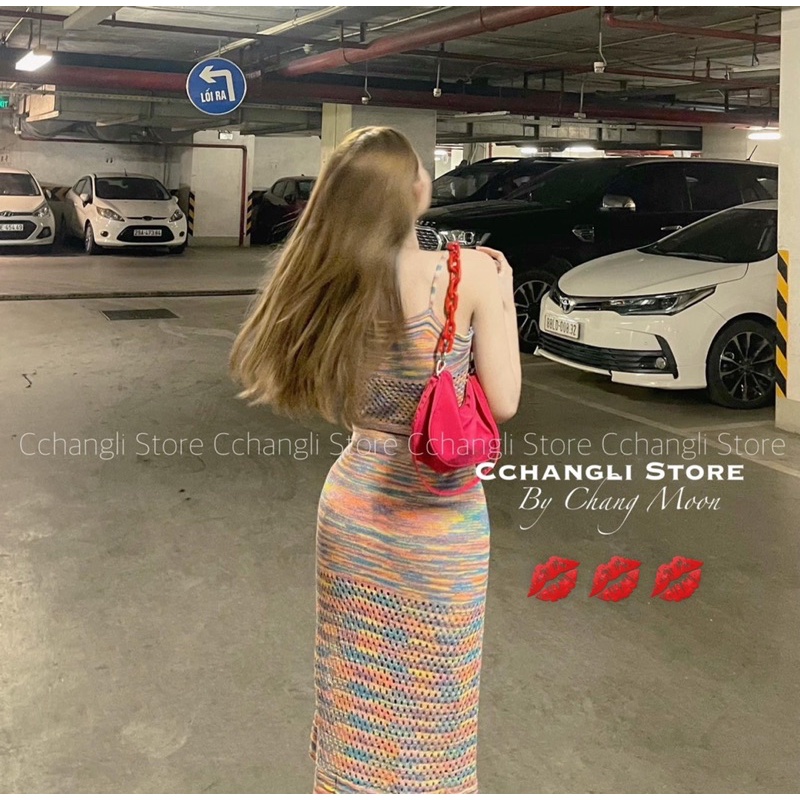 SET VÁY LEN LOANG MÀU CỰC ĐỈNH Ạ