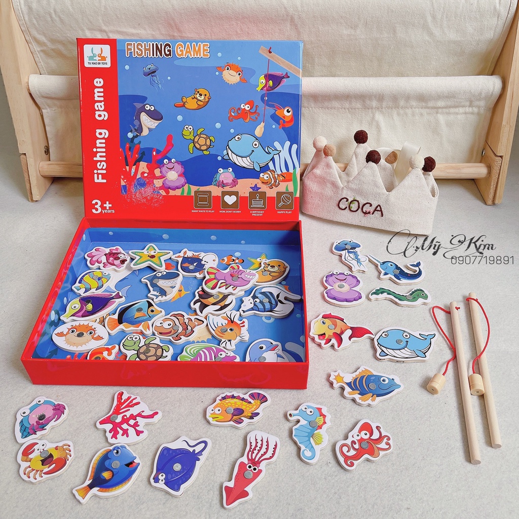 Đồ Chơi Câu Cá Nam Châm Cho Bé