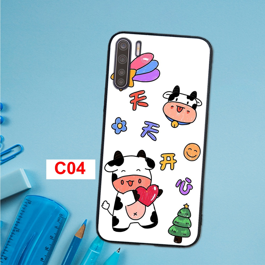 [HOT]ỐP LƯNG BÒ SỮA MILK OPPO A91/RENO 3 SIÊU DỄ THƯƠNG