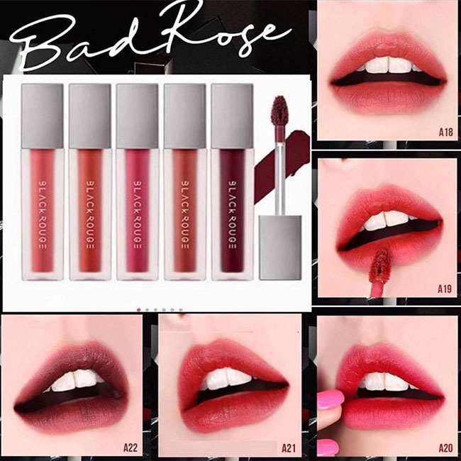 Black Rouge Air Fit Velvet Tint - Son Black Rouge CHÍNH HÃNG Hàn Quốc - Son Môi Kem Lì BlackRouge
