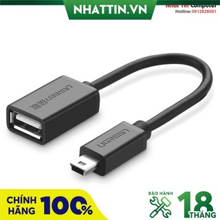 Cáp OTG Mini USB 2.0 Ugreen 10383 cao cấp