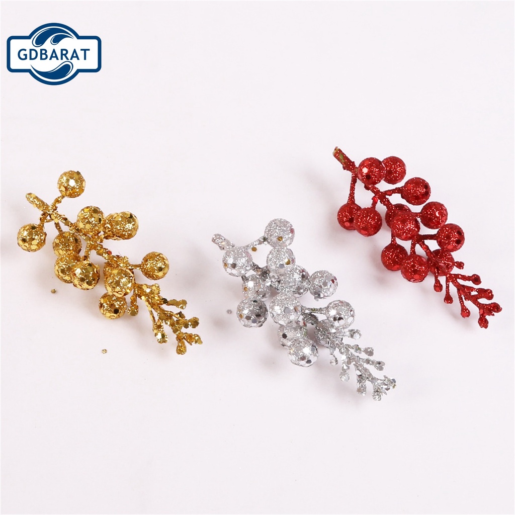 Quả mọng giả lấp lánh dùng trang trí giáng sinh