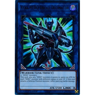 Thẻ bài Yugioh - TCG - Xtra HERO Dread Decimator / LEHD-ENA00'