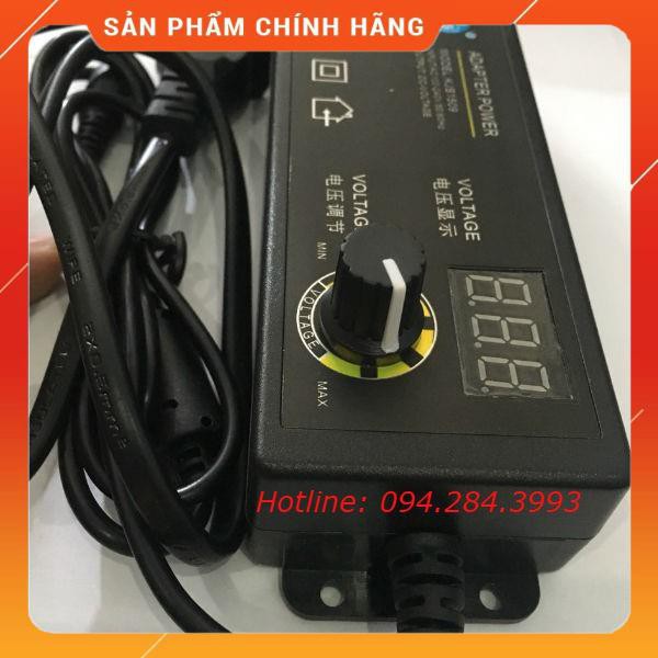 Bộ adapter chỉnh nguồn đa năng từ 3v đến 24v 2.5A dailyphukien