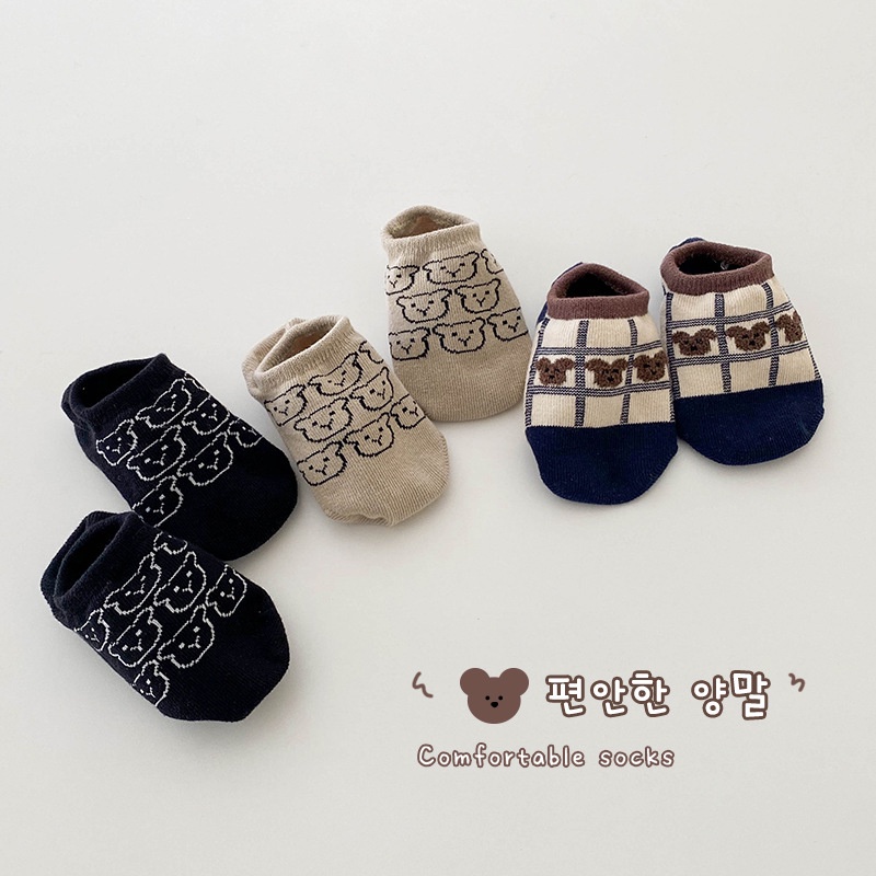 Combo tất vớ 3 đôi tất không cổ phong cách Hàn Quốc (TTT-10) Richkidsstore2021