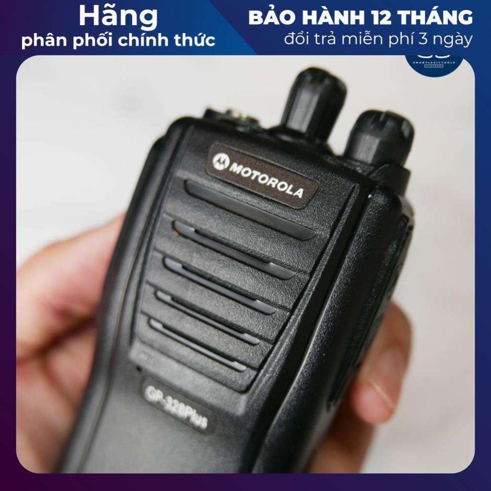 Bộ đàm cầm tay ⚡ Bộ đàm Motorola GP-328 Plus ⚡ Âm thanh cực nét trong mọi điều kiện - Chống cháy nổ 5 năm tuổi thọ