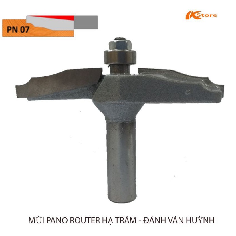 MŨI PHAY VÁN HUỲNH CỬA PN07 - MŨI PANO ROUTER HẠ TRÁM - ĐÁNH VÁN HUỲNH