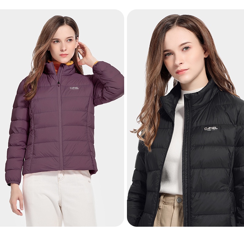 Cameljeans Áo khoác giữ ấm lót lông vịt nữ A1W1PN145